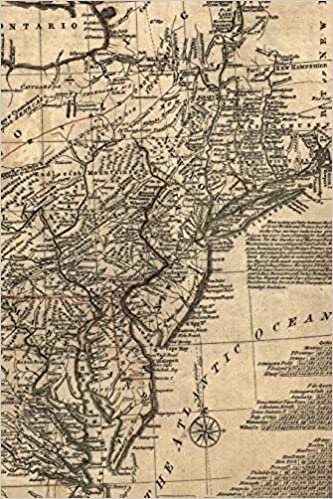 A General Map of the Middle British Colonies in America, viz. Virginia, Maryland, Delaware, Pensilvania, New-Jersey, New York, Connecticut, and Rhode ... (50 pages/25 sheets) (Poetose Notebooks)