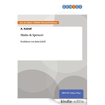 Marks & Spencer: Verfahren vor dem EuGH [Kindle-editie]