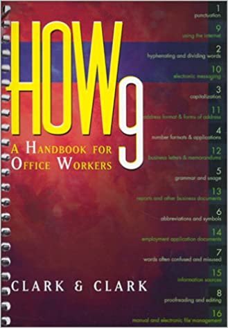 How 9: A Handbook for Office Workers (How (Handbook for Office Workers), 9th ed)