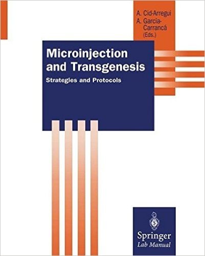 Microinjection and Transgenesis: Strategies and Protocols