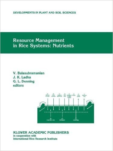 Resource Management in Rice Systems: Nutrients: Papers Presented at the International Workshop on Natural Resource Management in Rice Systems: ... Use, Bogor, Indonesia, 2 5 December 1996