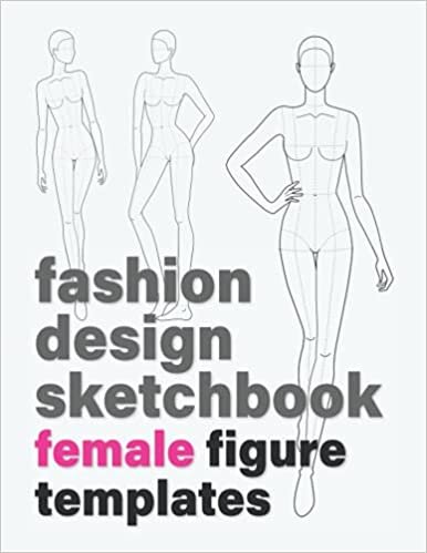 indir Fashion Design Sketchbook: Female Figure Templates (212 Croquis with 16 Different Female Poses for Sketching Women&#39;s Fashion Design Styles and Drawing Fashion Illustrations)
