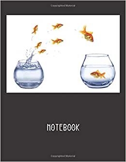 indir Gold Fish Notebook: Cute &amp; Funny Gift for Women, Men, Boys &amp; Girls - Lined Journal Composition Book Present for Birthday, Christmas, Card Alternative, ... -100 Pages. Gold Fish Bowls Leaping Design