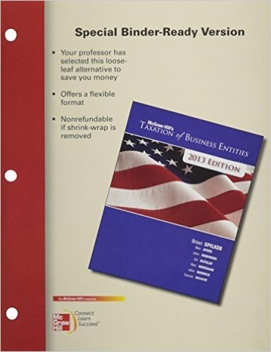 Loose-Leaf McGraw-Hill's Taxation of Business Entities with Connect Plus