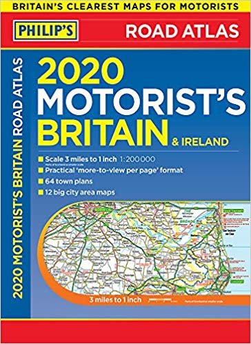 Philip's Motorist's Road Atlas Britain and Ireland: (Large-format paperback)
