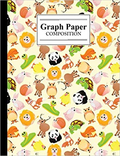 indir Graph Paper Composition Notebook: Animal Graph Paper Composition, Grid Paper Notebook, Quad Ruled, 100 Sheets, Size 8.5&quot; x 11&quot;