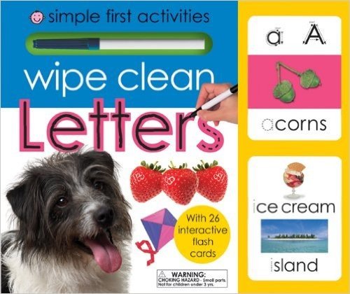 Wipe Clean Letters: Simple First Activities [With Wipe Clean Pen and Flash Cards]