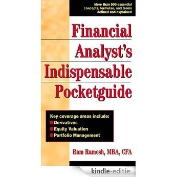 Financial Analyst's Indispensible Pocket Guide [Kindle-editie]