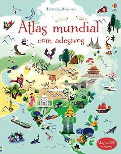 Atlas Mundial. Livro de Adesivos