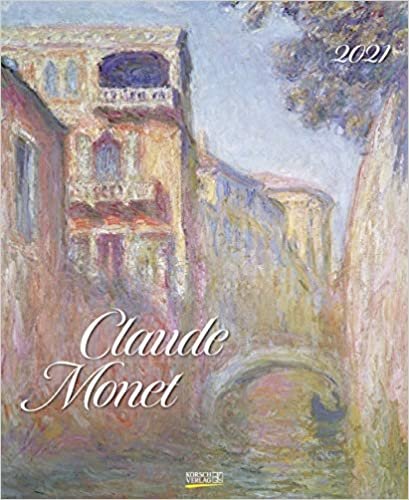 Claude Monet 2021: Kunstkalender mit Werken des Künstlers Claude Monet, Impressionismus. Wandkalender im Format: 36 x 44 cm, Foliendeckblatt