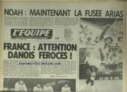 EQUIPE (L') [No 11608] du 07/09/1983 - NOAH - LA FUSEE ARIAS - FRANCE - ATTENTION DANOIS FEROCES.