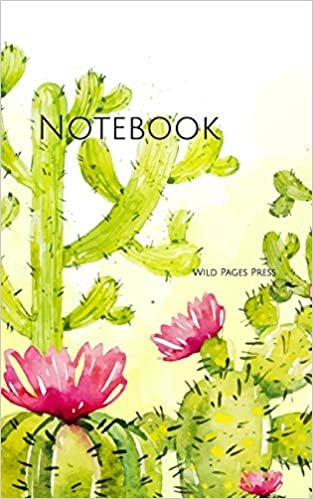 Notebook: Cactus flower thorns garden beauty plant
