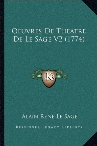 Oeuvres de Theatre de Le Sage V2 (1774) baixar