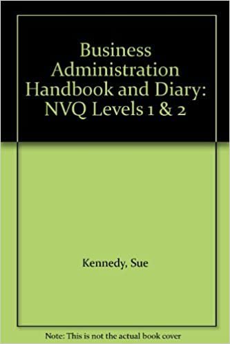 indir Business Administration Handbook and Diary: NVQ Levels 1 &amp; 2