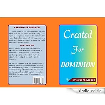 Created for Dominion (English Edition) [Kindle-editie]