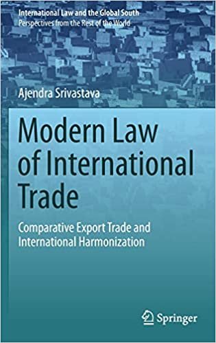 Modern Law of International Trade: Comparative Export Trade and International Harmonization (International Law and the Global South)