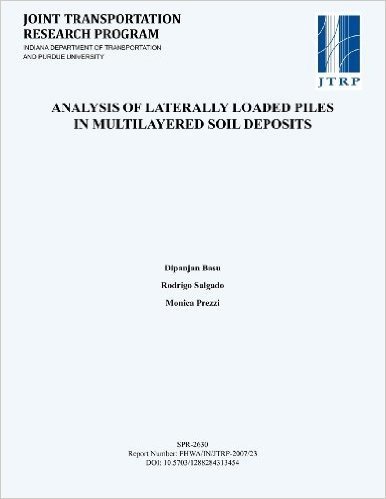 Analysis of Laterally Loaded Piles in Multilayered Soil Deposits