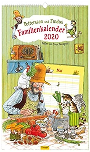 Pettersson und Findus Familienkalender 2020
