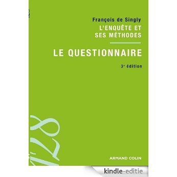 Le questionnaire : L'enquête et ses méthodes (Sociologie) (French Edition) [Kindle-editie]