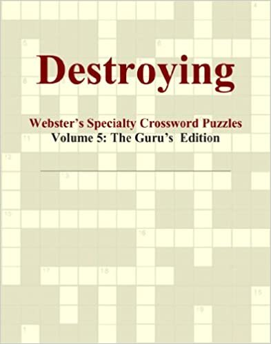 indir Destroying - Webster&#39;s Specialty Crossword Puzzles, Volume 5: The Guru&#39;s Edition