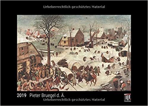 indir Pieter Bruegel d. Ä. 2019 - Black Edition - Timokrates Wandkalender, Bilderkalender, Fotokalender - DIN A4 (30 x 21 cm)