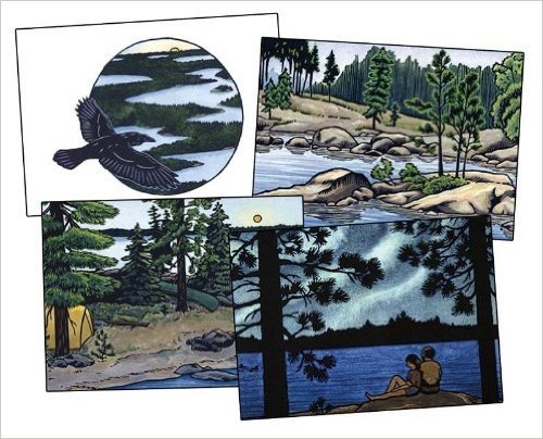 Northwoods Leave Only Ripples: A Canoe Country Sketchbook [With 8 Envelopes]