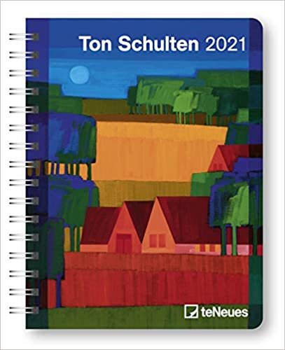 indir Ton Schulten 2021 - Diary - Buchkalender - Taschenkalender - 16,5x21,6: Diary