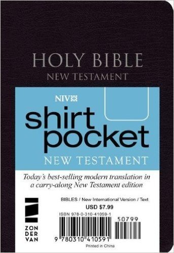 Shirt-Pocket New Testament-NIV