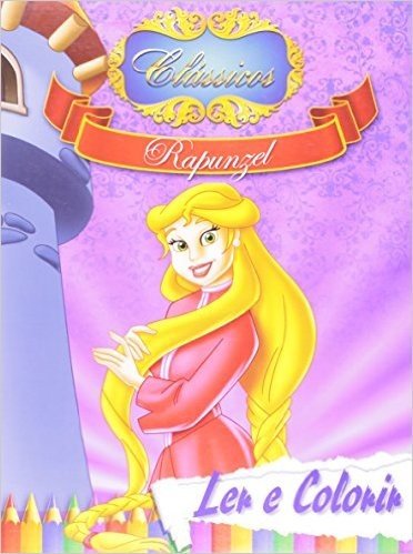 Ler E Colorir Classicos Rapunzel