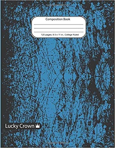 Lucky Crown: Composition Notebook. College Ruled. Stylish Basic Design for School & Office. 120 Pages, A4: 8.5” x 11”, Lined with a margin. Colour #8. Check The others