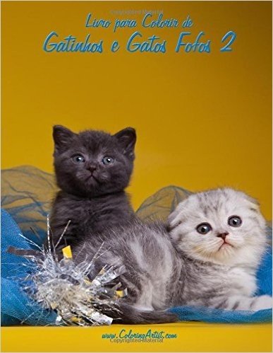 Livro Para Colorir de Gatinhos E Gatos Fofos 2
