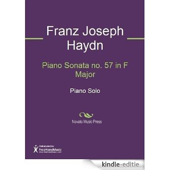 Piano Sonata no. 57 in F Major [Kindle-editie]