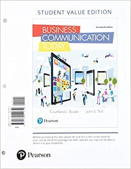 indir Business Communication Today, Student Value Edition + 2019 Mylab Business Communication with Pearson Etext -- Access Card Package