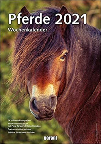 Wochenkalender Pferde 2021
