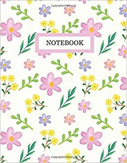 indir Notebook: Small Flower Notebook (8.5 x 11 Inches)