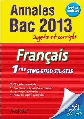 Annales Bac 2013 - Français séries technologiques