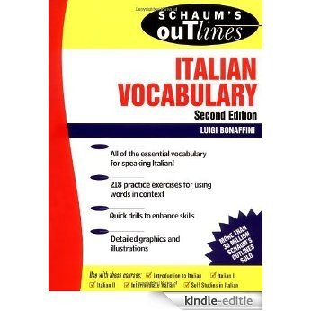 Schaum's Outline of Italian Vocabulary, Second Edition [Kindle-editie]