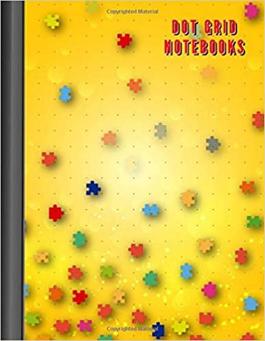 Dot Grid Notebooks: 105 Dotted Pages Notebook/Journal For Take Note, Task or Drawing With Size 8.5 X 11 Inches