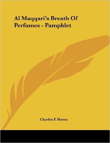 Al Maqqari's Breath of Perfumes - Pamphlet