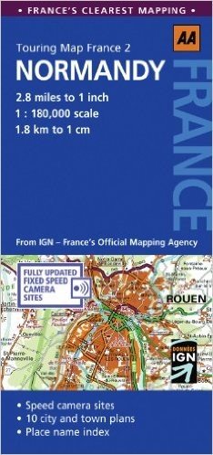 Touring Map Normandy