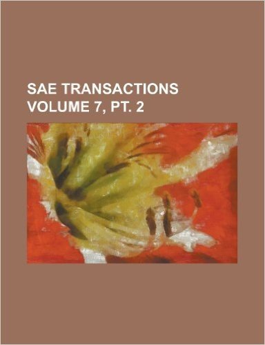 Sae Transactions Volume 7, PT. 2