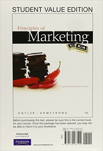 Principles of Marketing, Student Value Edition Plus New Mymarketinglab with Pearson Etext -- Access Card Package baixar