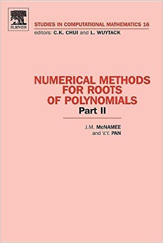 Numerical Methods for Roots of Polynomials - Part II baixar