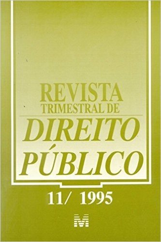 Revista Trimestral De Direito Publico N. 11