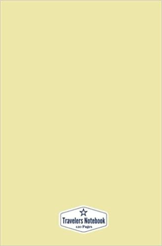 indir Travelers Notebook: Pale Yellow, 120 Pages, Blank Page Notebook (5.25 x 8 inches) (Sketch Book)