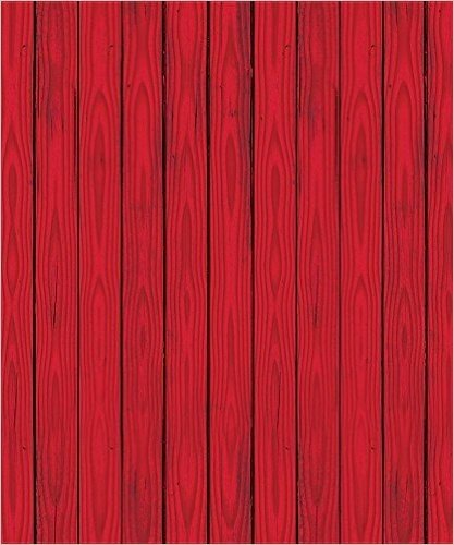 Expedition Norway Red Barn Plastick Backdrop 4' X 30'
