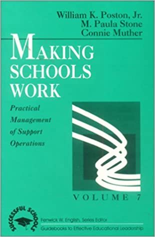 Making Schools Work: Practical Management of Support Operations (SUCCESSFUL SCHOOLS): 7