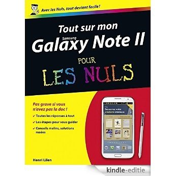 Tout sur mon Galaxy Note II Pour les Nuls [Kindle-editie]