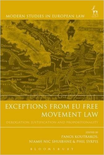 Exceptions from Eu Free Movement Law: Derogation, Justification and Proportionality