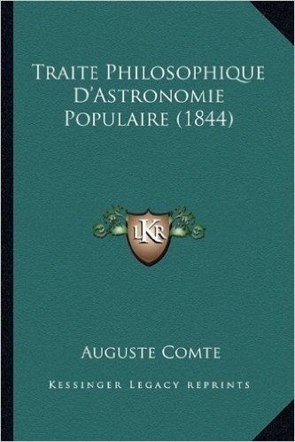 Traite Philosophique D'Astronomie Populaire (1844)
